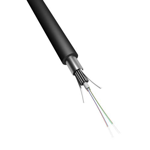 Fiber optics outdoor armored cable, GYXTA type